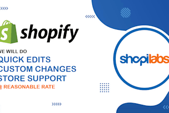 update your shopify store as per requirements