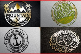 design heraldic and luxury vintage logo in very short time