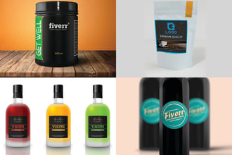 design product label, sticker for your business