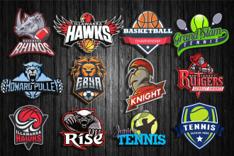 football,basketball,soccer,softball, sports club,tennis logo