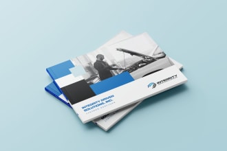 design clean corporate business brochure, booklet, annual report, proposal, pdf