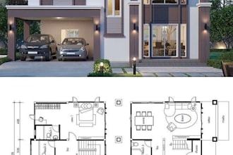 create 2d and 3d building plan work