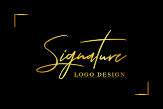 create a signature logo