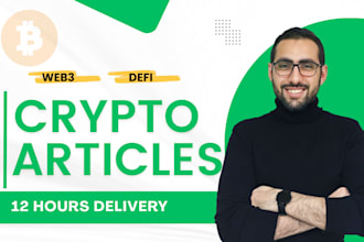 write SEO web3, crypto, defi article in 12 hours