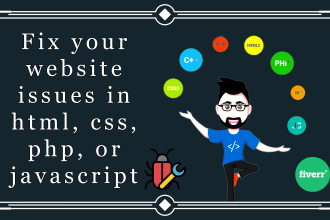fix issues or bugs in reactjs, vuejs, nextjs or javascript