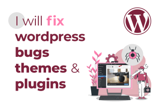 fix CSS, HTML, js, PHP, wordpress themes and plugins