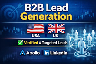 b2b lead generation for USA and UK companies