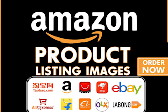 do amazon product listing  and image editing , walmart, amazon PPC campaign