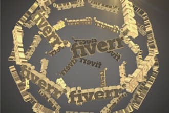 animate Your 2D Logo, Name, or Custom Text in 3D