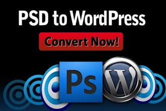 convert PSD design to wordpress