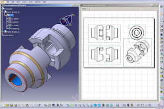 design you 3D model in Catia