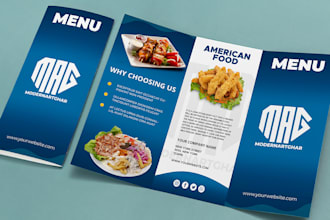 an eye catching food menu restaurant menu