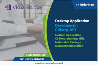 develop desktop application in visual studio