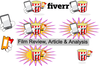 write a fabulous movie review, article, and film analysis