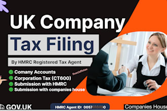 prepare UK company accounts and corporation tax return