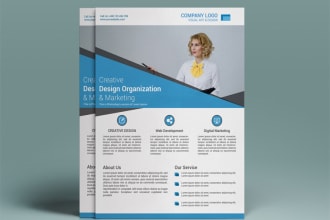 design corporate flyers for you