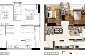 creat 3d floorplan images for your architecture project