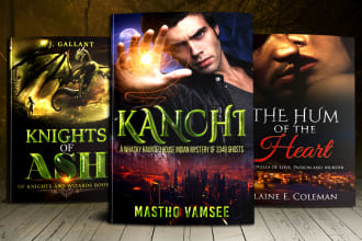 create a professional and attractive book cover