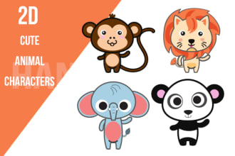 design kids or pet logo shop, pattern, character, background