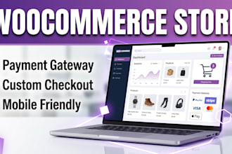 build a woocommerce store, custom plugin, and ecommerce website