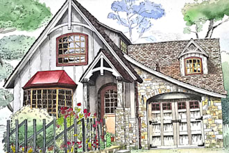 sketch your house or building