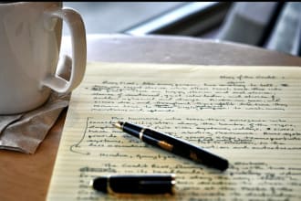type your handwritten notes,  document in ms word