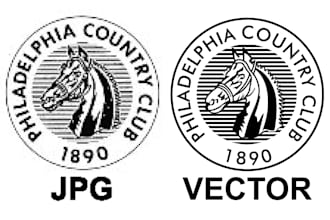 convert any of bitmap design to vector