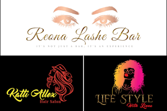 design watercolor, feminine logo