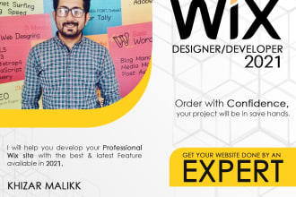 design or redesign your wix website or wix online store