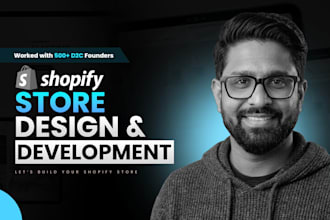 be shopify expert for shopify store design and shopify website