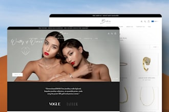 build shopify store, shopify website design, redesign