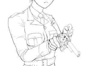 do ready to color lineart with high resolution