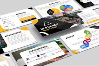 create professional ppt, pitch deck or powerpoint template