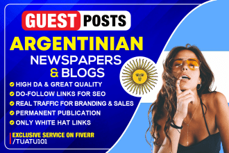 get guest posts in argentinian newspapers high da traffic
