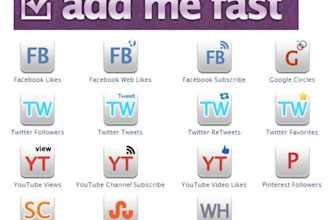 give you 10,000+ POINTS AddMeFast new account or refill your old