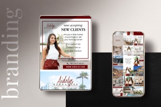 create unique and modern instagram posts and  brand templates in canva