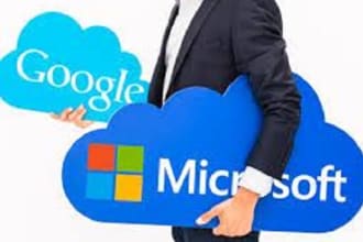 google workspace, ms o365, outlook, AWS , azure
