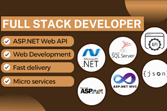 build app by aspnet, net core, mvc, web API, web form c sharp