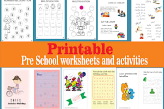 make arabic worksheet for your child