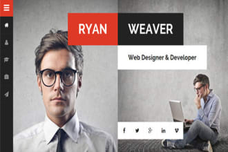 create a killer online resume wordpress website