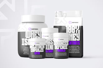 design clean and professional product packaging