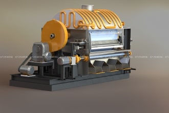 do any concept machine designing in 2d and 3d modeling