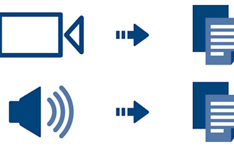 transcribe audio and video in italian