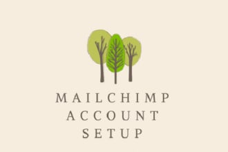 setup your mailchimp account and import contacts