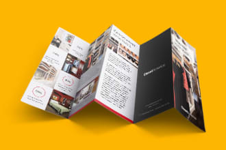 design flyer, trifold, bifold brochure, pamphlet or leaflet