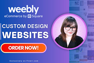 professionally design your weebly website or square online