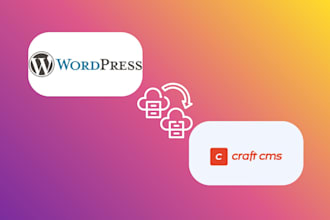 migrate website from wordpress to craft cms
