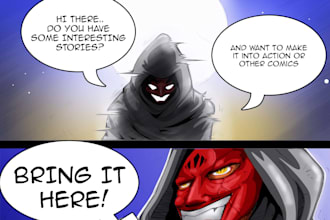 making comic strip for you