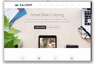 design a responsive theme for WordPress or Joomla