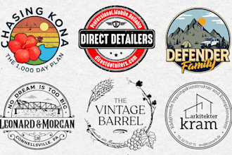 design a unique logo with a retro vintage style